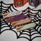 Halloween Block Signs - Witches Welcome, Home Is Where You Hang Your Broom