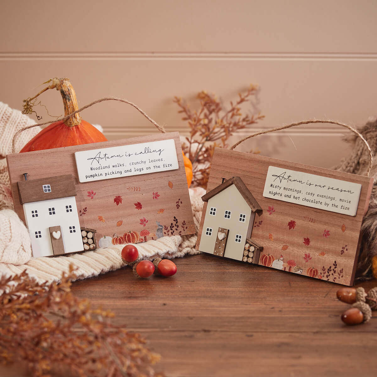 Autumn Is Calling Signs With House