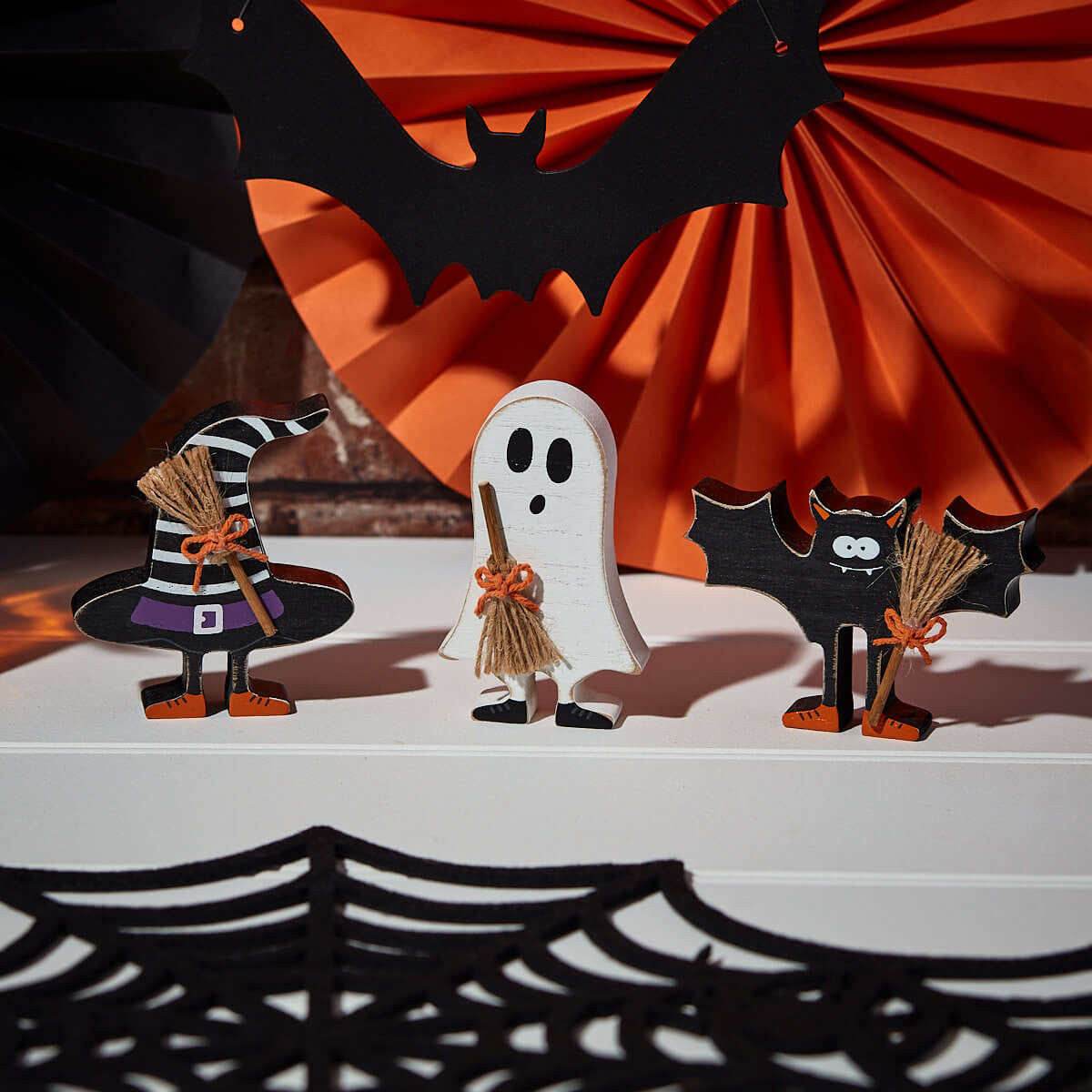 Halloween Bat Ghost & Hat