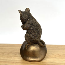 Load image into Gallery viewer, Bronze Mouse On Mushroom
