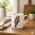 British Birds Fine China Mug - Goldfinch