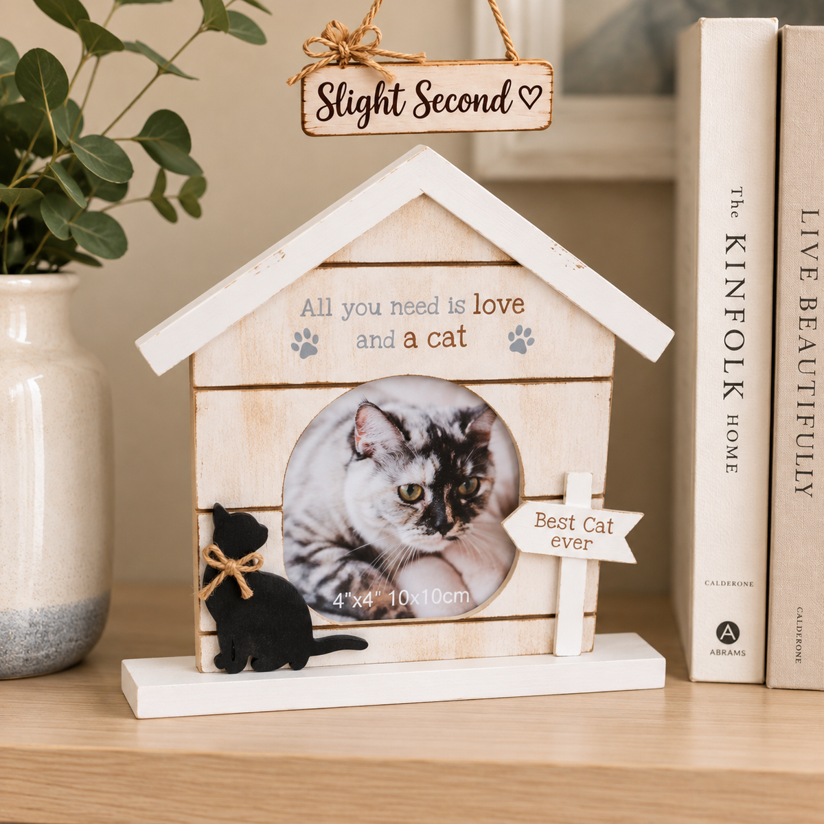 2nd All You Need Is Love and a Cat Photo Frame