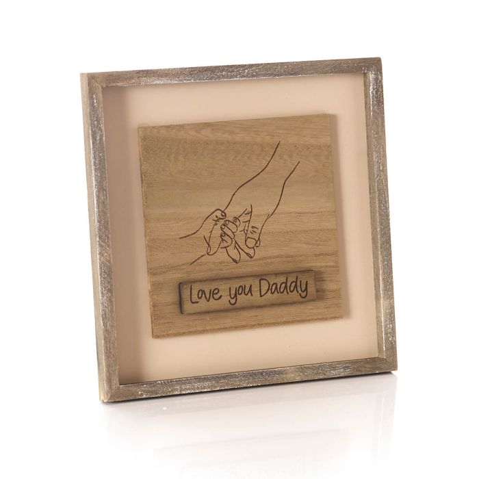 Love You Daddy Frame Plaque