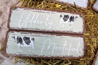 Farm Animal Signs - Cow, Pig, Chicken & Duck