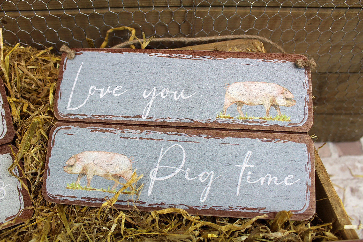 Farm Animal Signs - Cow, Pig, Chicken & Duck