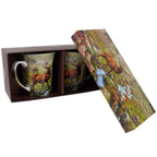 Highland Stag Box Set of Two Fine China Mugs