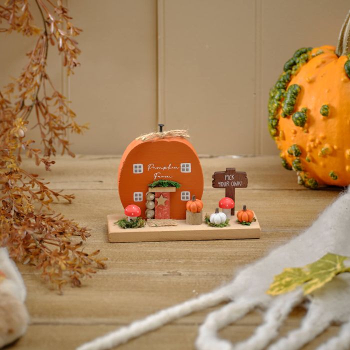 Autumn Pumpkin Farm House Block PRE-ORDER