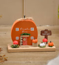 Autumn Pumpkin Farm House Block