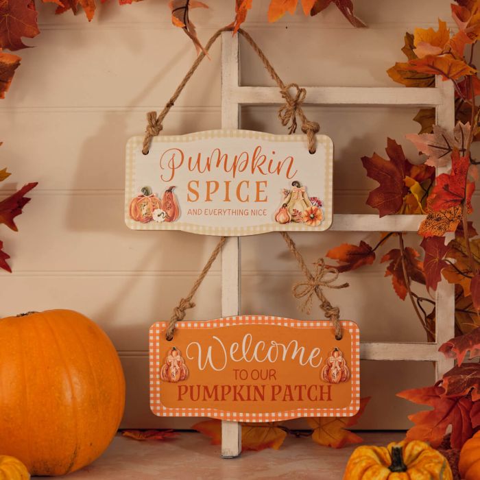 Chunky Wooden Autumn Signs *** PRE-ORDER ***