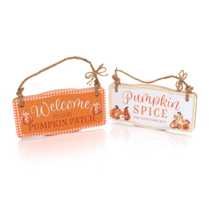 Chunky Wooden Autumn Signs *** PRE-ORDER ***