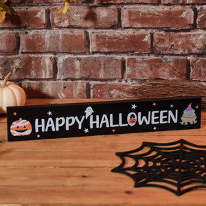 Happy Halloween Wooden Block Sign PRE-ORDER