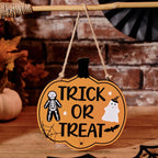 Reversible Trick or Treat Sign