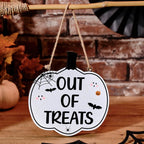 Reversible Trick or Treat Sign
