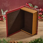 Christmas Robin Book-Shaped Keepsake Box