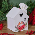 Christmas Robins Tissue House Box