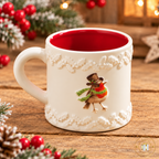 Christmas Robin Ceramic Mugs