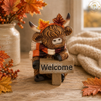 Autumn Highland Cow Ornaments