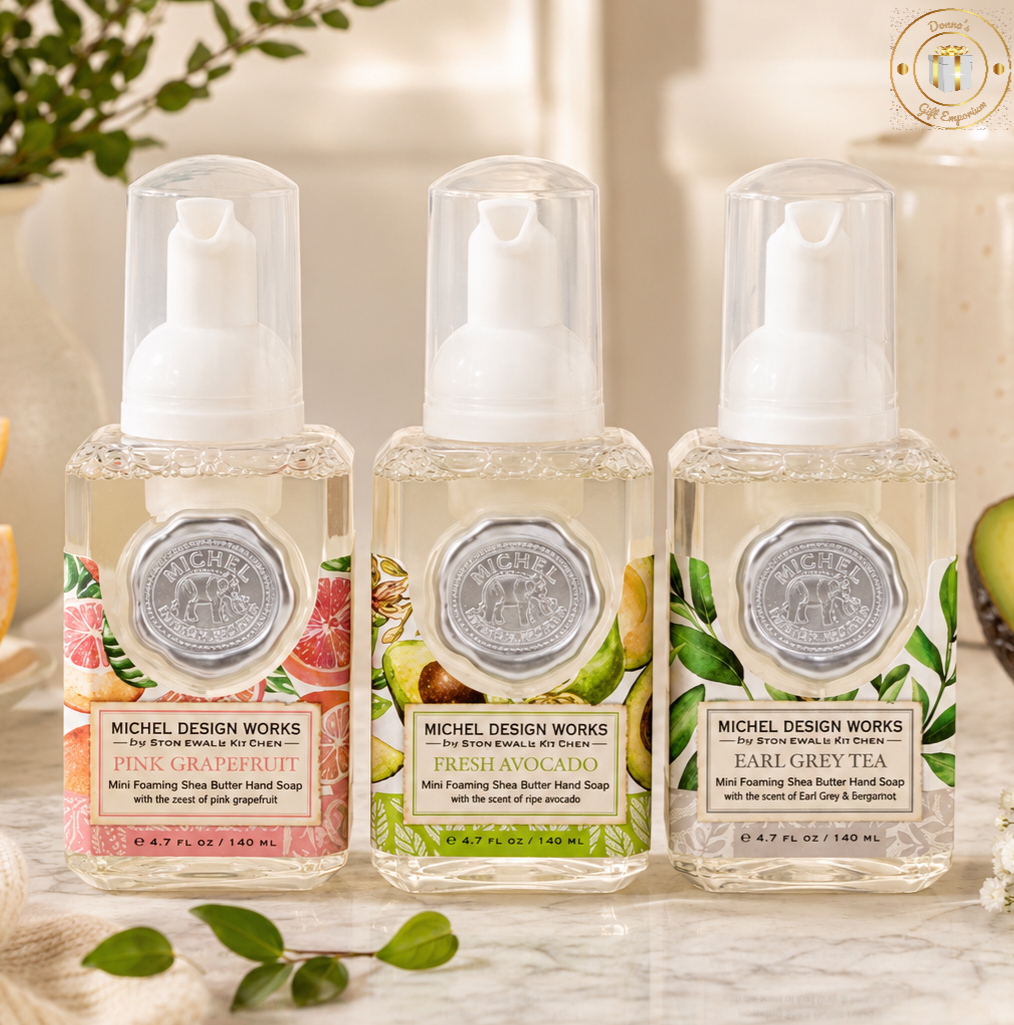 Mini Foaming Hand Soap Set ~ Fresh Collection ~ by Michel Design Works