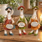 Glamorous Girls Duck Ornaments