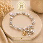 Secret Garden Two Tone Charm Bracelet