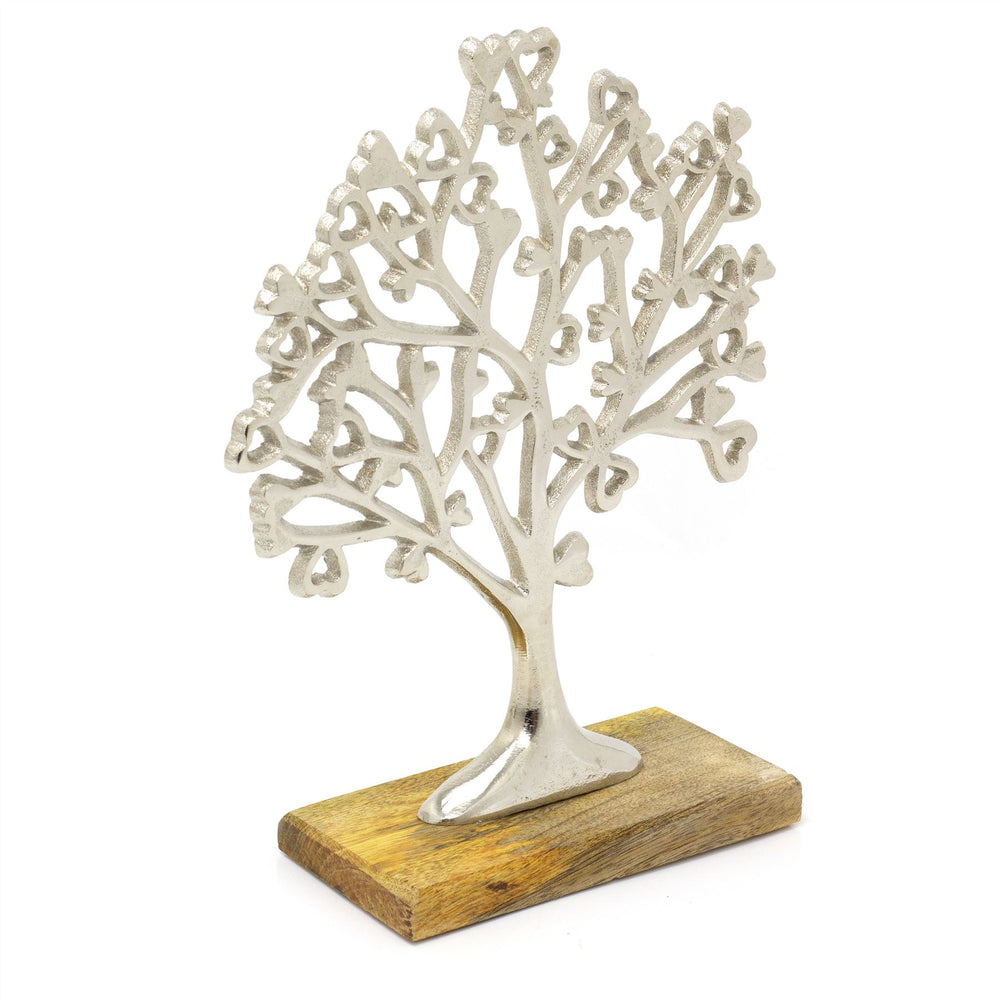 Tree of Life Love Silver Metal Tree