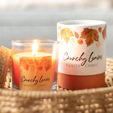 Load image into Gallery viewer, Crunchy Leaves Autumn Candle
