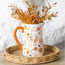 Load image into Gallery viewer, Autumn Leaves &amp; Pumpkins Flower Jug
