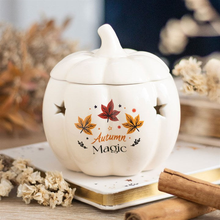 Autumn Magic Pumpkin Oil Burner Wax Warmer