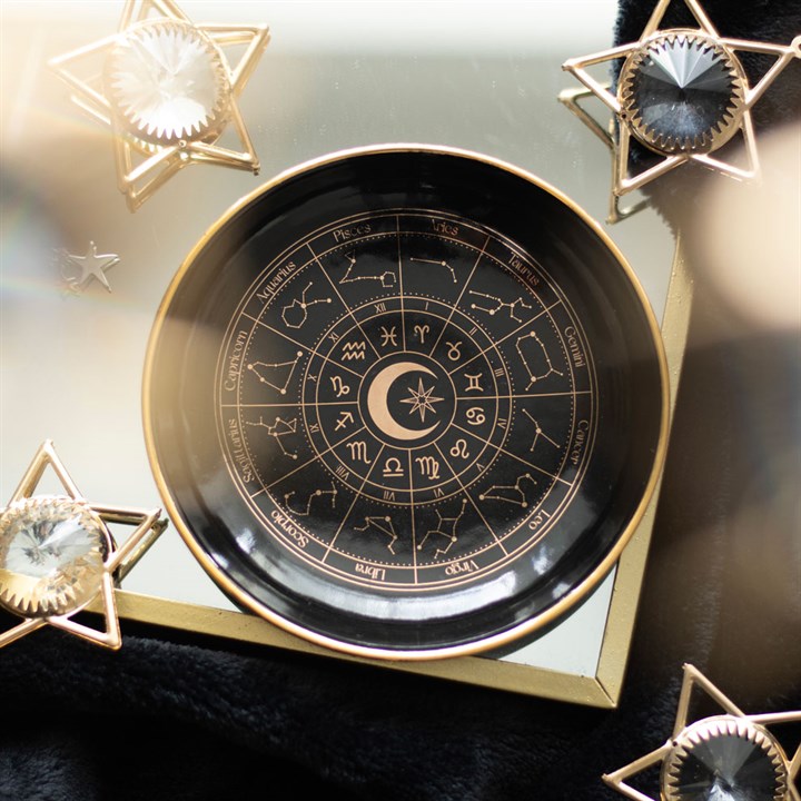 Astrology Wheel Trinket Dish