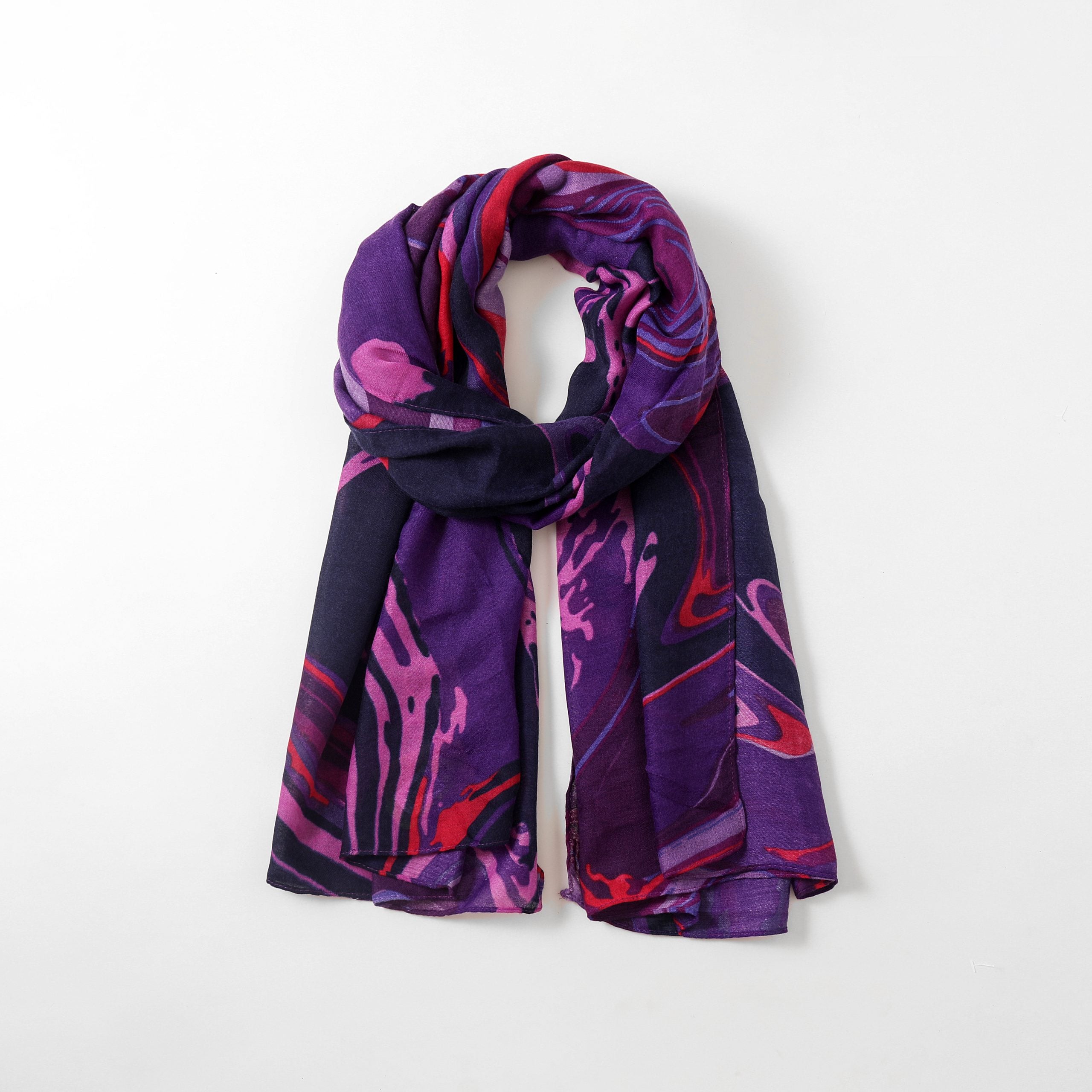 Eco Style - Abstract Print - Purple