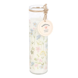 Cottage Garden Wildflower Tube Candle