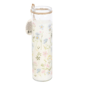 Cottage Garden Wildflower Tube Candle