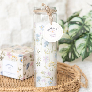 Cottage Garden Wildflower Tube Candle