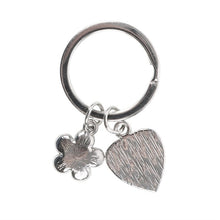 Load image into Gallery viewer, Forget-me-not Flower Keyring Remember Remembrance
