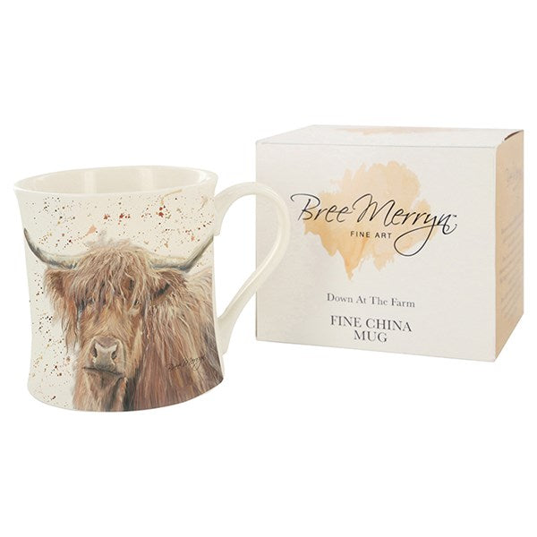 Bree Merryn China Mug - Highland Cow - Bonnie