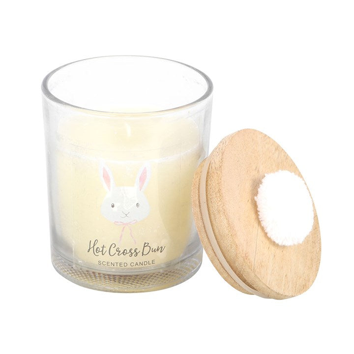 Easter Hot Cross Bun Candle