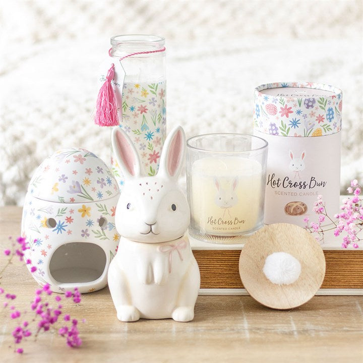 Easter Hot Cross Bun Candle