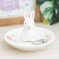 Easter Bunny Rabbit Trinket Dish