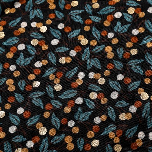 Eco Style - Berries Scarf - Grey