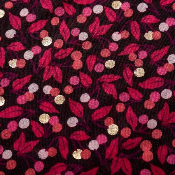 Eco Style - Berries Scarf - Fuchsia