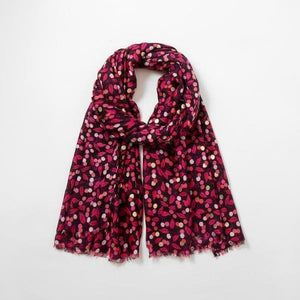 Eco Style - Berries Scarf - Fuchsia