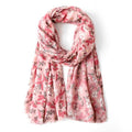 Berries In Glitter Scarf - Pink