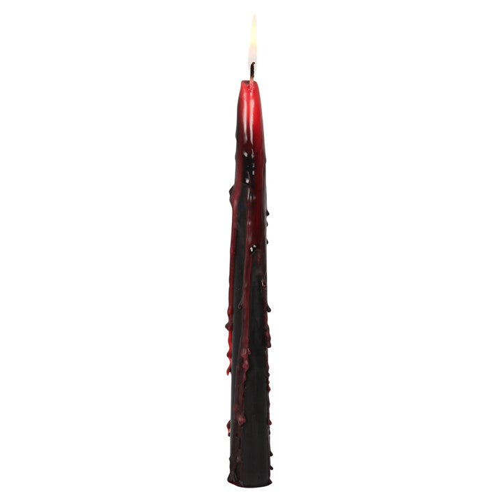 Set of 4 Vampire Blood Tears Taper Candles