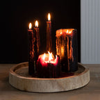 Set of 4 Vampire Blood Tears Taper Candles