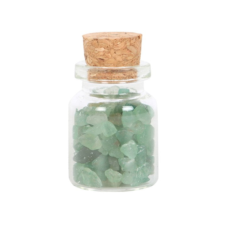 Little Jar Of Luck - Aventurine Crystals In Matchbox Keepsake