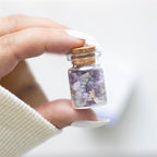 Little Jar Of Calm - Amethyst Crystals In Matchbox Keepsake