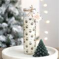 Christmas Pudding Scented Advent Tube Candle