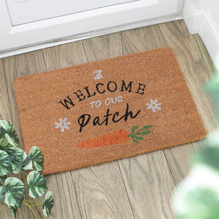 Welcome To Our Patch Easter Spring Doormat