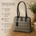 Derwent Real Leather & Wool Mix Bag