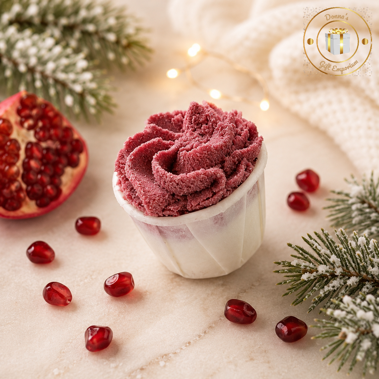 Wild Olive Pomegranate Punch Cocoa Butter Bath Melt